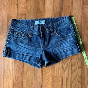 Aeropostale Original Shorty Shorts Blue Size 1/2 Reg
